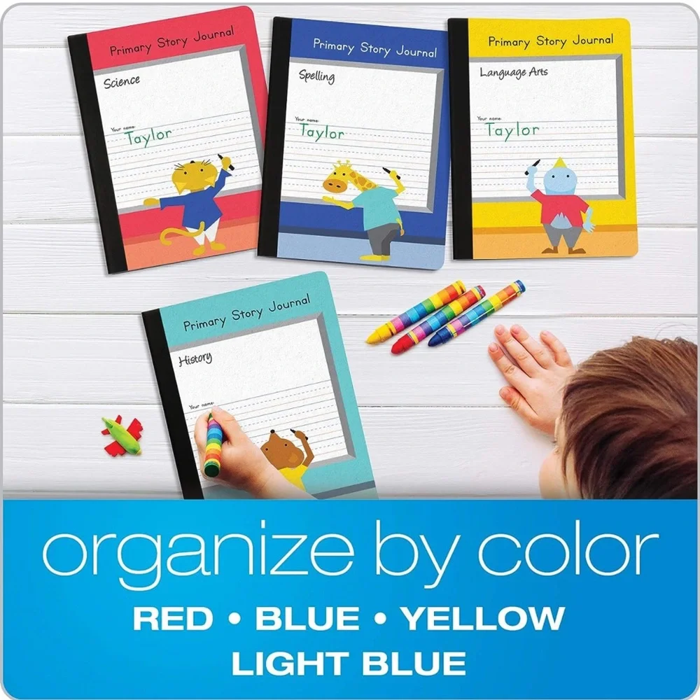 🆕Oxford Primary Composition Notebooks, Kids Handwriting & Drawing Story …